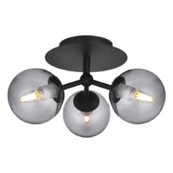 Halo Design No. 740161 Deckenleuchte ATOM by E. Patton Smoke 26cm