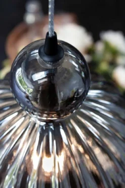 Halo Design No. 737338 LED Pendelleuchte BALL BALL Smoke 32 E27