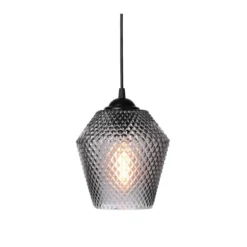 Halo Design No. 718528 LED Pendelleuchte NOBB (edgy) smoke Ø 17