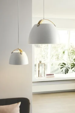 Halo Design No. 734818 LED Pendelleuchte OSLO Weiß Eiche Ø 24