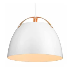 Halo Design No. 734870 LED Pendelleuchte OSLO Weiß Eiche Ø 40