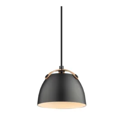 Halo Design No. 734764 LED Pendelleuchte OSLO Schwarz Eiche Ø 16