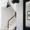 Halo Design No. 734306 LED Pendelleuchte D.C, schwarz matt-Eiche Ø 18
