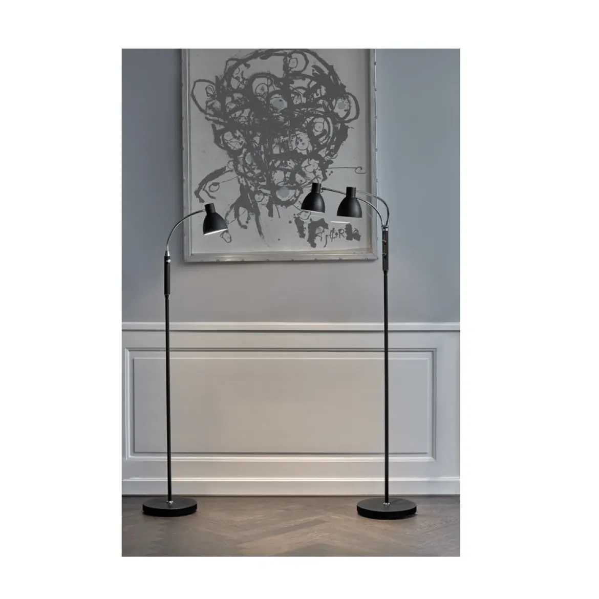 Halo Design No. 716531 LED Stehleuchte HUDSON 1-flammig H 120cm