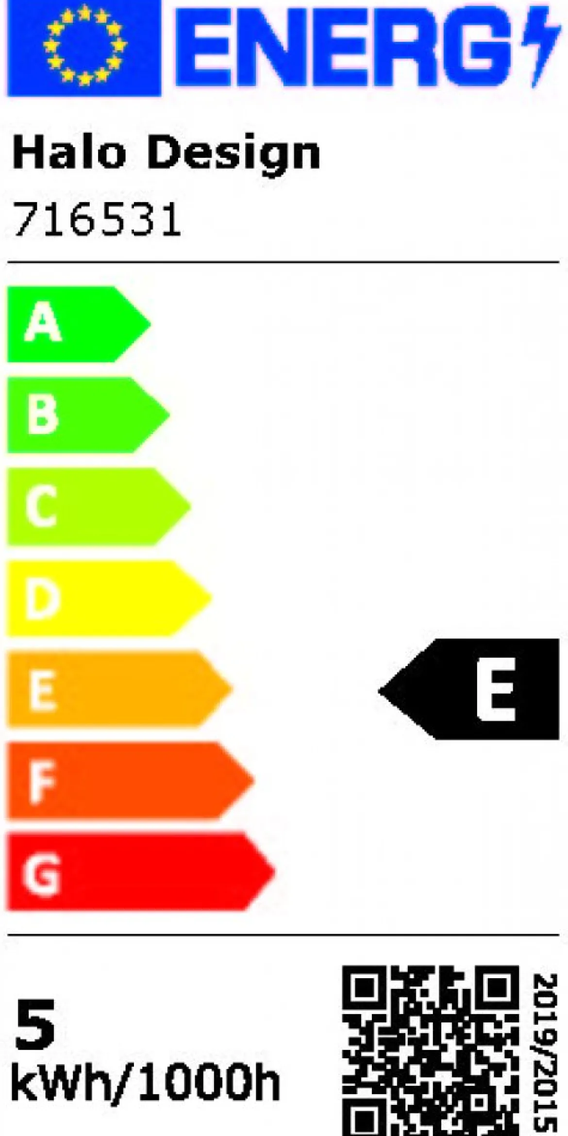 Halo Design No. 716531 LED Stehleuchte HUDSON 1-flammig H 120cm