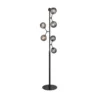 Halo Design No. 738885 LED Stehleuchte ATOM by E. Patton Schwarz Rauchglas