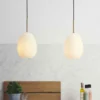 Halo Design No. 739905 Pendelleuchte Bodø Opal Messing gebürstet 20cm