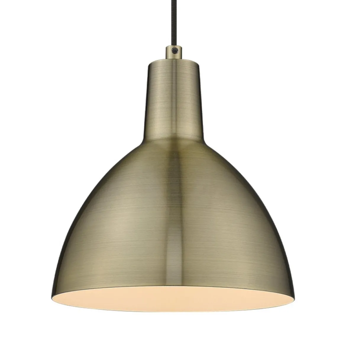 Halo Design No. 739059 Pendelleuchte METROPOLE Messing Antik 15cm