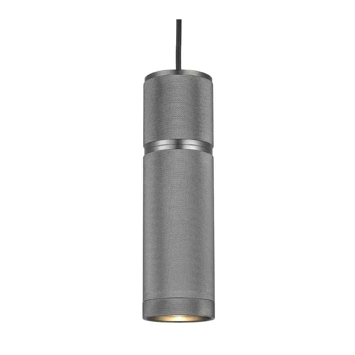 Halo Design No. 736966 Pendelleuchte Halo Pendel Gun Black 7cm