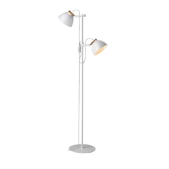 Halo Design No. 738229 Stehleuchte Århus 2-flammig Weiß H150cm
