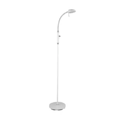 Halo Design No. 715992 Stehleuchte Vegas 1-flammig Weiss Chrom 140cm