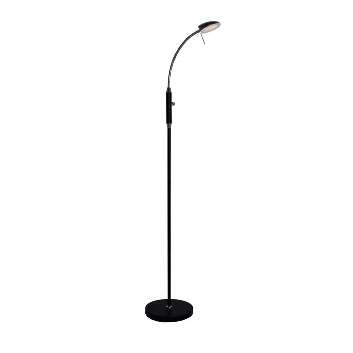 Halo Design No. 716005 Stehleuchte Vegas 1-flammig Schwarz Chrom 140cm