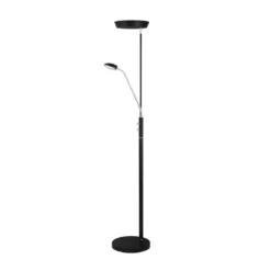 Halo Design No. 716067 Stehleuchte Vegas Kombi Schwarz Chrom 180cm