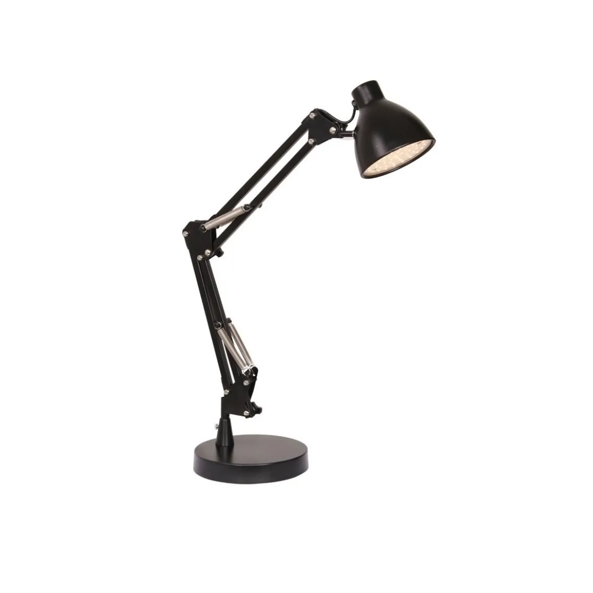 Halo Design No. 716173 Tischleuchte Bronx Schwarz Chrom 55cm
