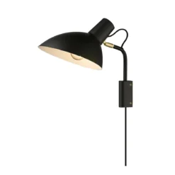 Halo Design No. 739103 Wandleuchte Metropole Schwarz 23,4cm