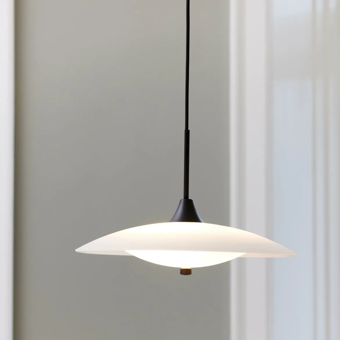 Halo Design 991294 Pendelleuchte BARONI 35 schwarz opal