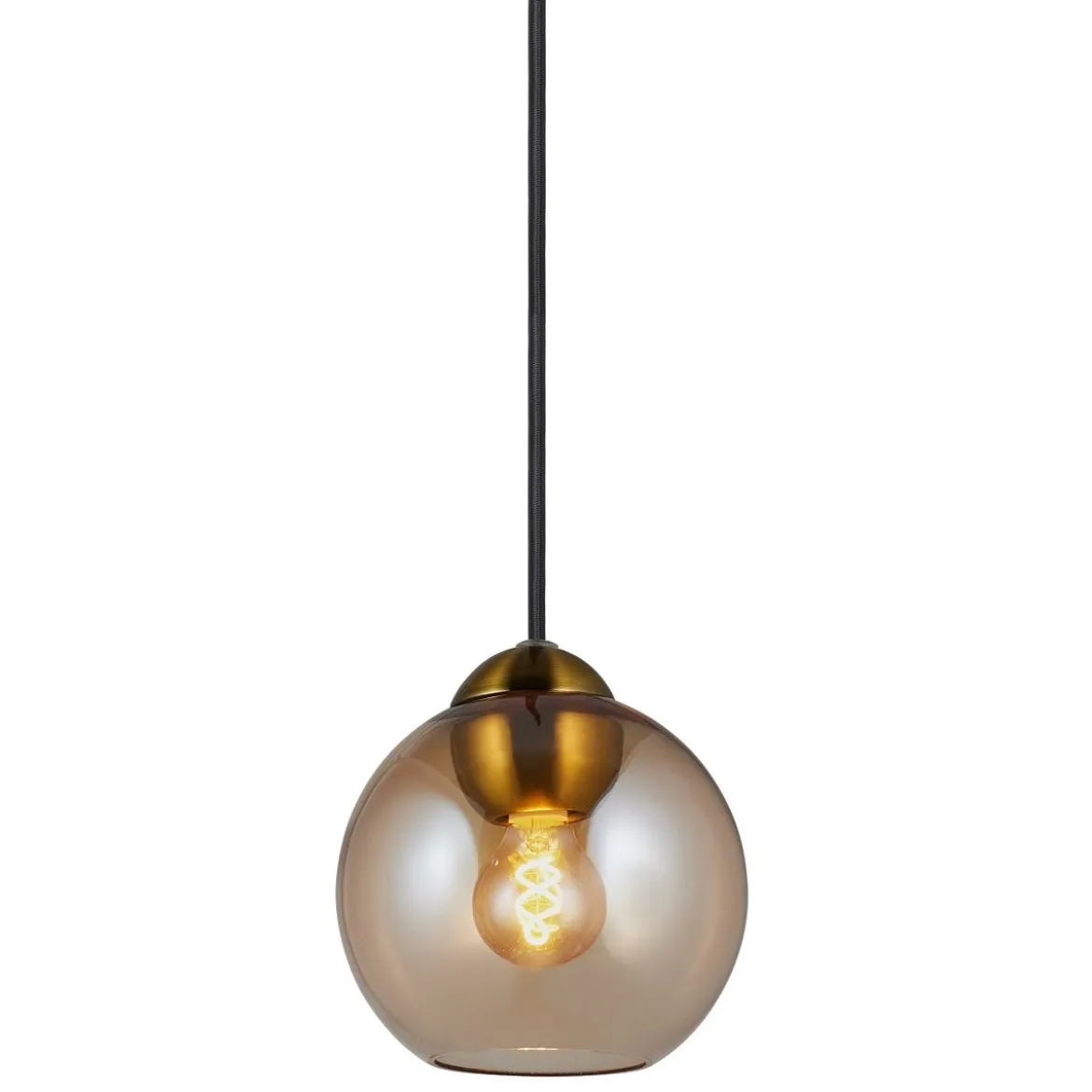 Halo Design 743018 Pendelleuchte Bubbles 14cm amber