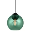 Halo Design 743186 Pendelleuchte Bubbles E27 grün 24cm