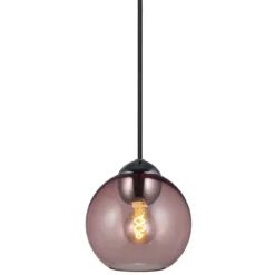 Halo Design 743001 Pendelleuchte Bubbles 14cm rosa