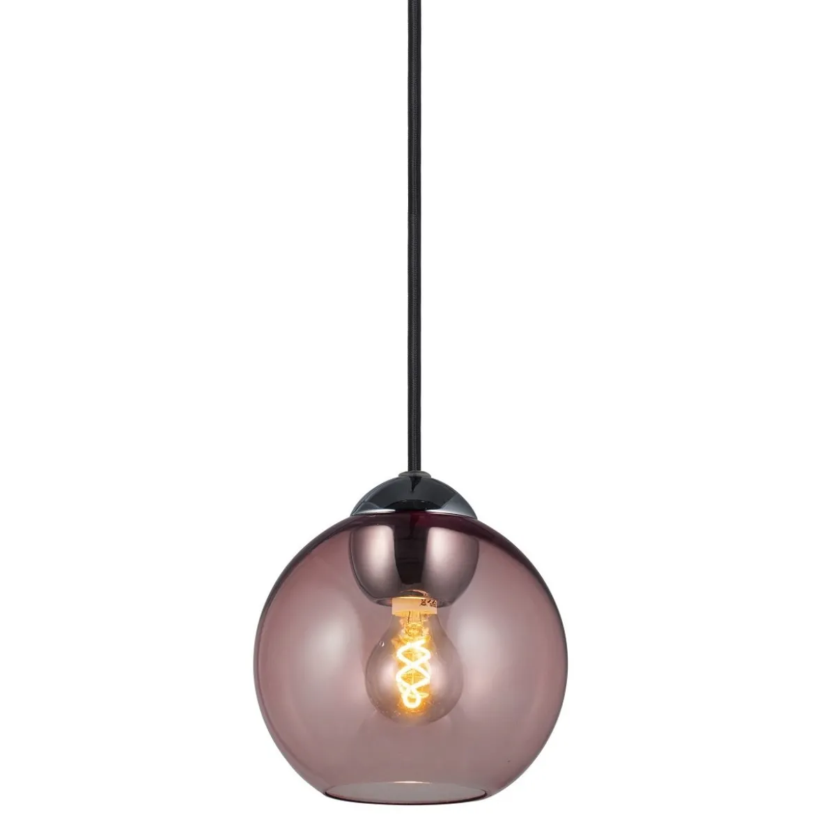Halo Design 743001 Pendelleuchte Bubbles 14cm rosa