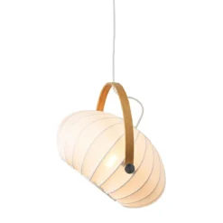 Halo Design 746347 Pendelleuchte DC Textile 40cm Weiß E27