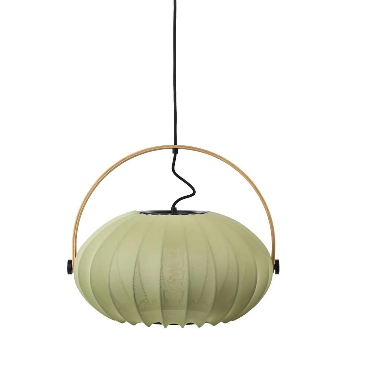 Halo Design 746361 Pendelleuchte DC Textile 40cm Waldgrün E27