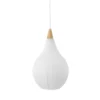 Halo Design 746262 Pendelleuchte Drops Textile 30cm Weiß