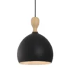 Halo Design 742882 Pendelleuchte Dueodde Metall E27 schwarz 24cm