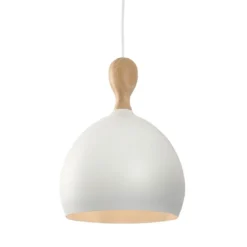 Halo Design 742929 Pendelleuchte Dueodde Metall E27 weiß 24cm