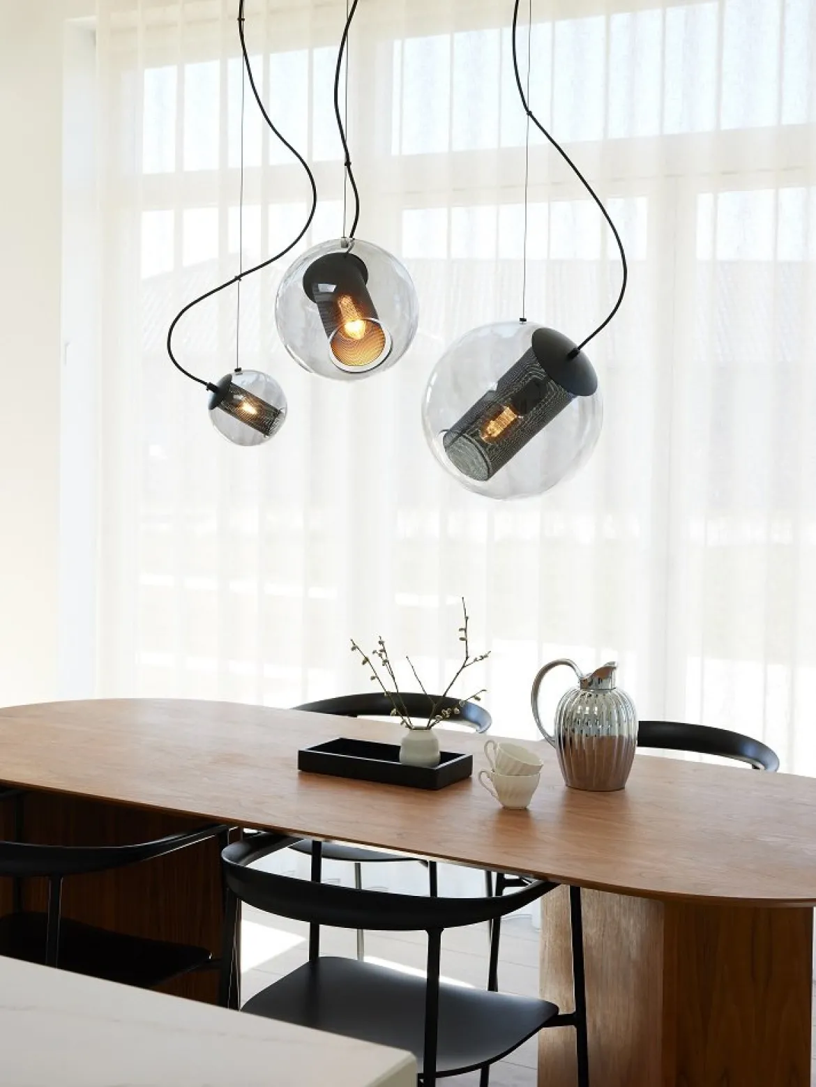 Halo Design 744008 Pendelleuchte Forty-five 35cm smoke