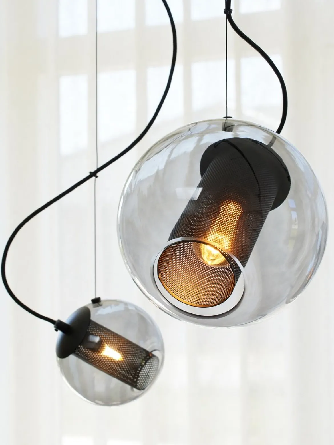 Halo Design 744008 Pendelleuchte Forty-five 35cm smoke