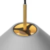 Halo Design 744664 Pendelleuchte Hygge 24cm hellgrau G9