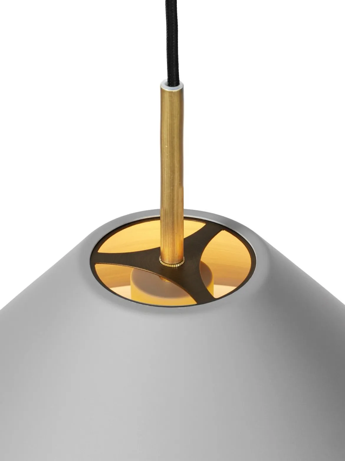 Halo Design 744664 Pendelleuchte Hygge 24cm hellgrau G9