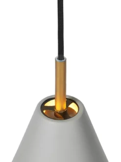 Halo Design 744626 Pendelleuchte Hygge 12cm hellgrau GU10