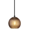 Halo Design 718597 Pendelleuchte Nobb amber 12cm G9