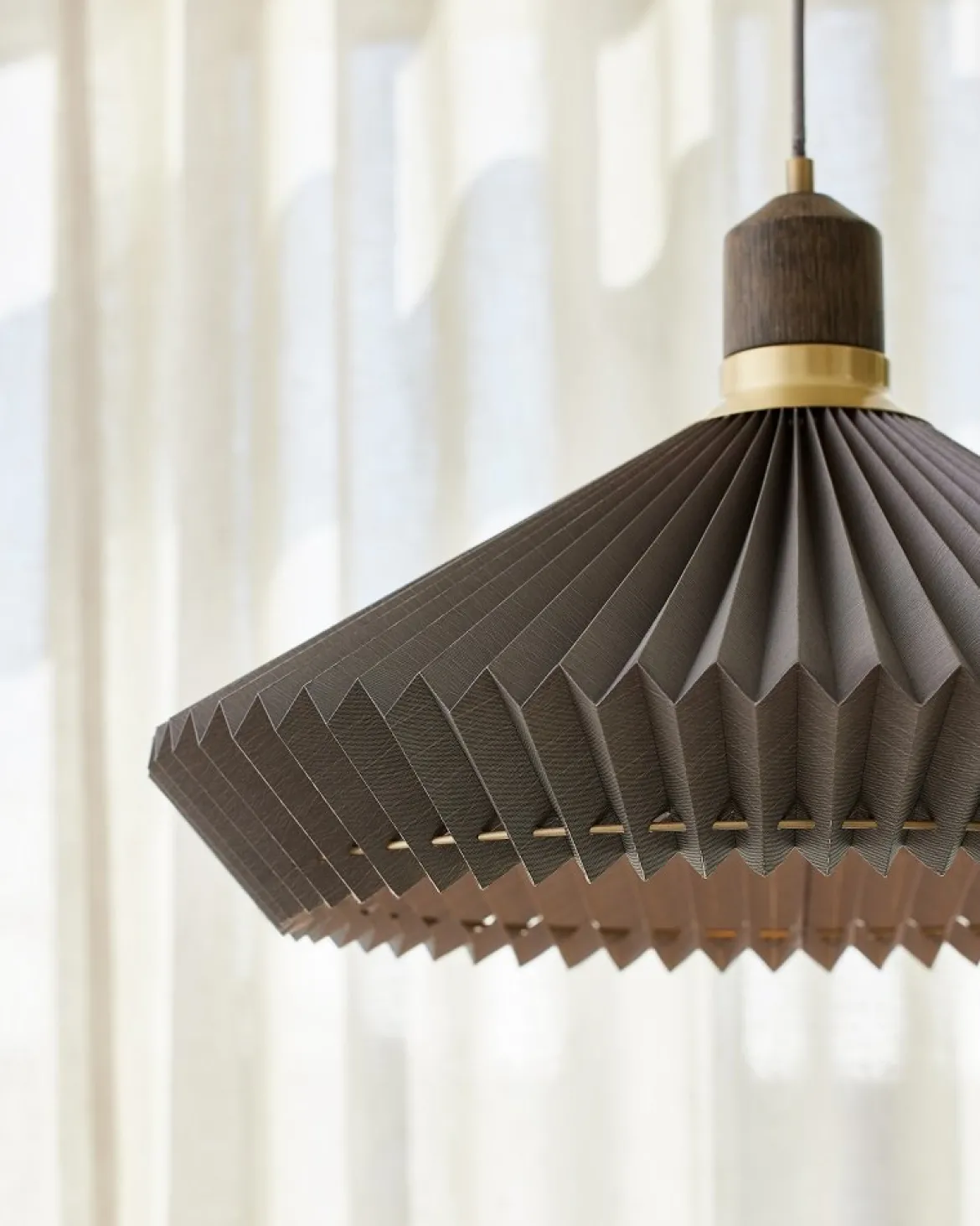 Halo Design 744299 Pendelleuchte Paris 56cm dunkelbraun