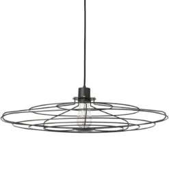 Halo Design 751839 Pendelleuchte Radio E27 grau 70cm