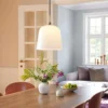 Halo Design 745203 Pendelleuchte Room 49 antikes messing opal 30cm