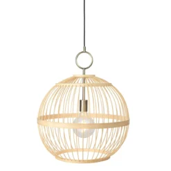 Halo Design 746774 Pendelleuchte Stockholm Nordic Edition 50cm Natur