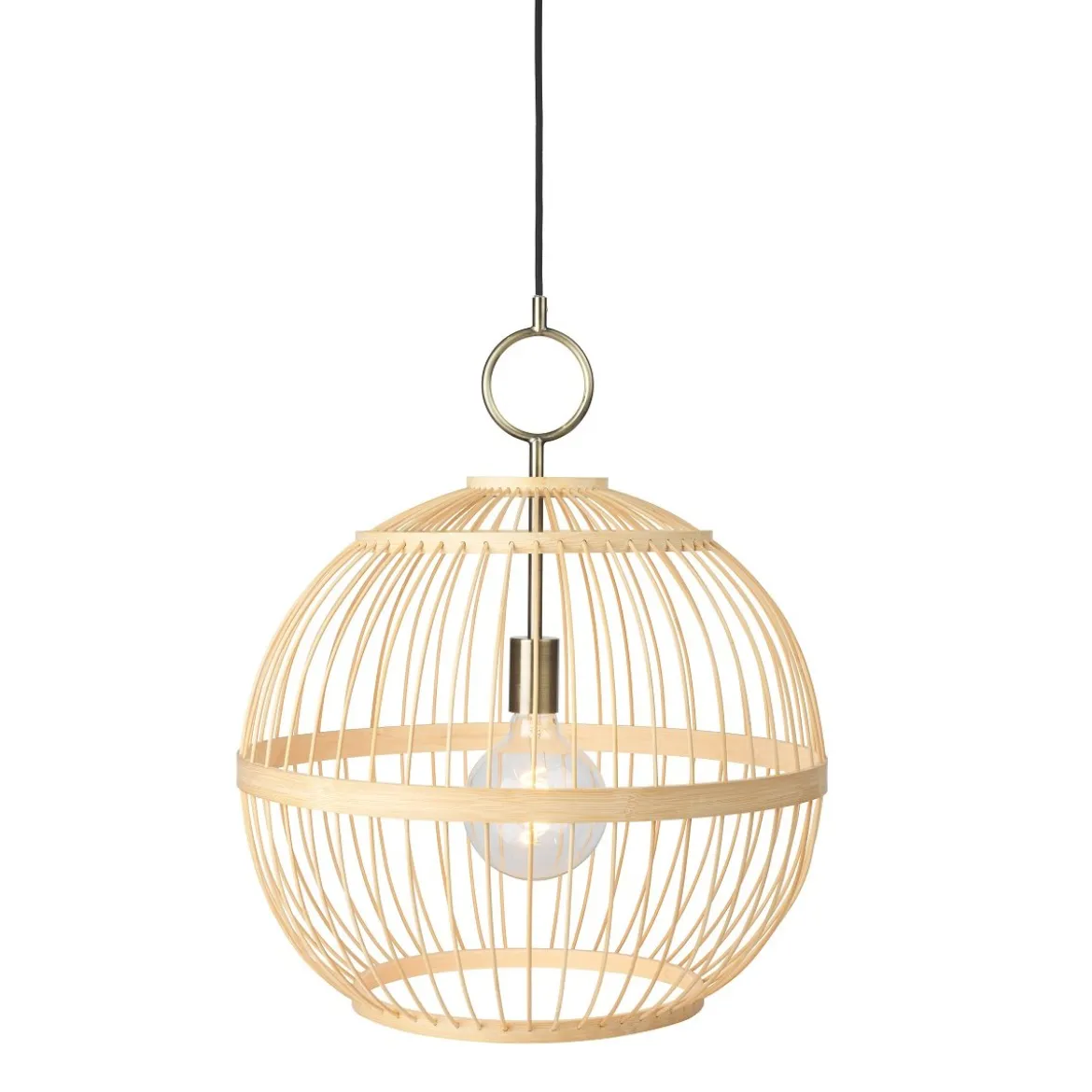 Halo Design 746774 Pendelleuchte Stockholm Nordic Edition 50cm Natur