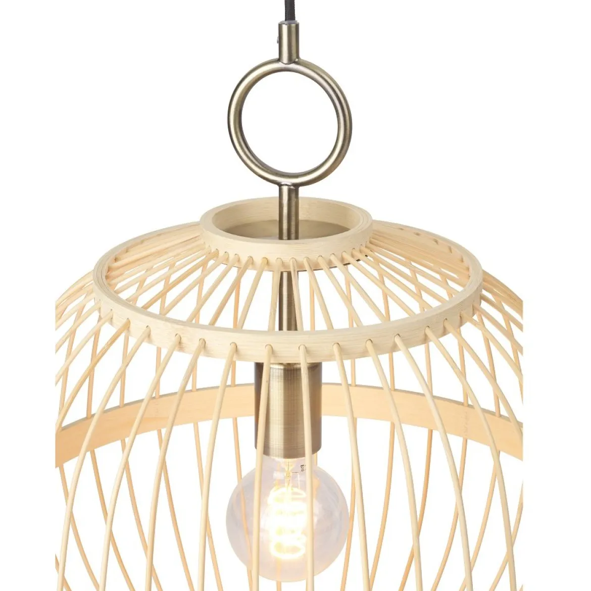 Halo Design 746774 Pendelleuchte Stockholm Nordic Edition 50cm Natur