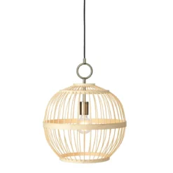 Halo Design 746743 Pendelleuchte Stockholm Nordic Edition 40cm Natur