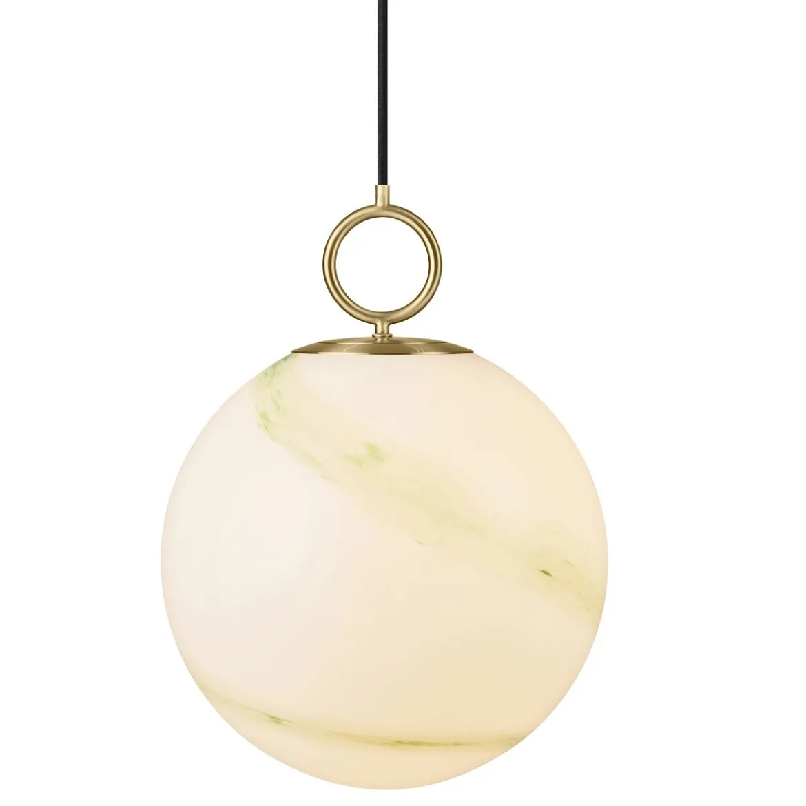 Halo Design 745661 Pendelleuchte Stockholm 30cm Glas marmor grün