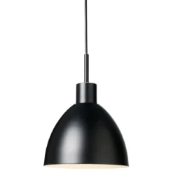 Halo Design 747337 Rock Pendelleuchte Schwarz mit Messing 20cm