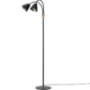 Halo Design 744862 Stehleuchte Hygge 2-flammig schwarz messing