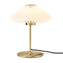 Halo Design 744992 Tischleuchte Paris antikes messing weiß G9