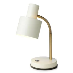 Halo Design 746910 Vogue Tischleuchte Creme Messing E27