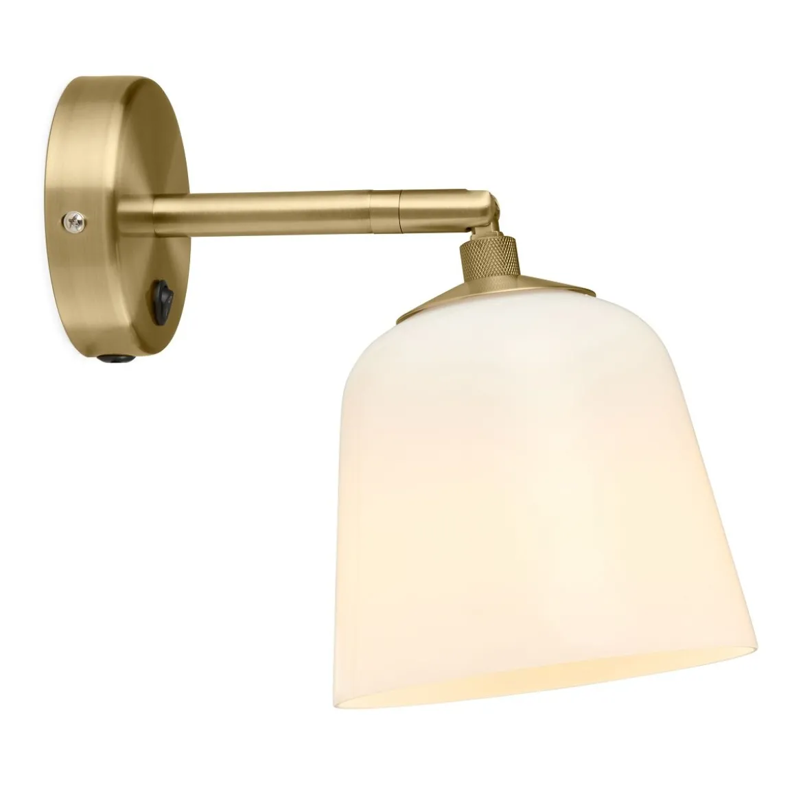 Halo Design 745272 Wandleuchte Room 49 antikes messing opal