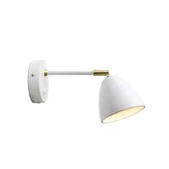 Halo Design 747863 Wandleuchte Room 1-flammig Weiß Messing