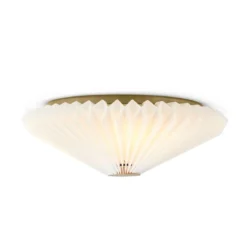 Halo Design 745081 Wand- und Deckenleuchte Paris antikes messing weiß G9